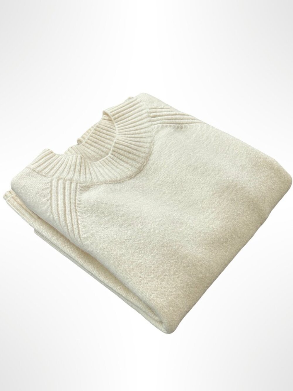 EQUIPMENT Blaise Alpaca Wool Blend Long Sleeve Sweater Cream XS NWT